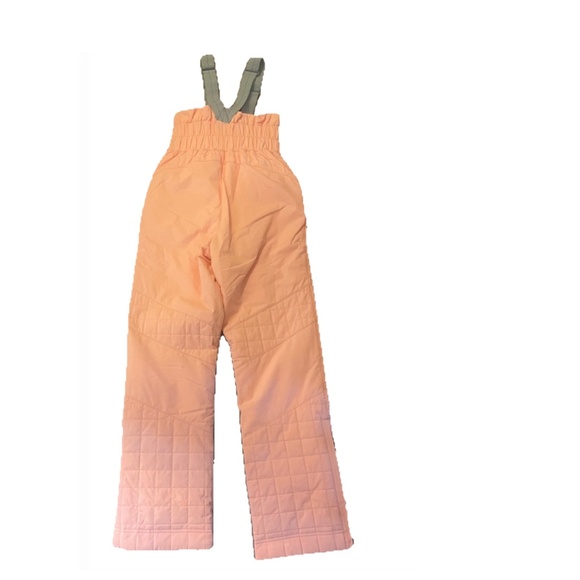 Free People All Prepped Ski Bib color wintermelon/peach - Picture 2 of 3